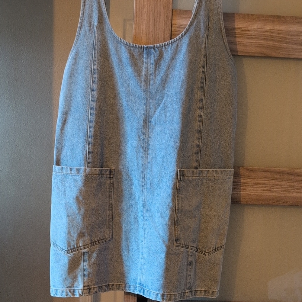 Light Blue Denim Mini Dress